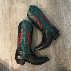 Code West Brown Cowboy Boots